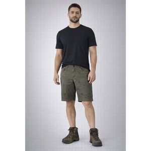 NWT Prana Men's Brion Shorts‎ Outdoor Khaki Mountain Print Size 30x11